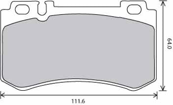PREMIUM BRAKE PAD SET (4)