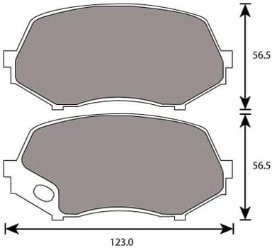 FERODO BRAKE PAD SET (8)