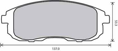 FERODO BRAKE PAD SET (4)