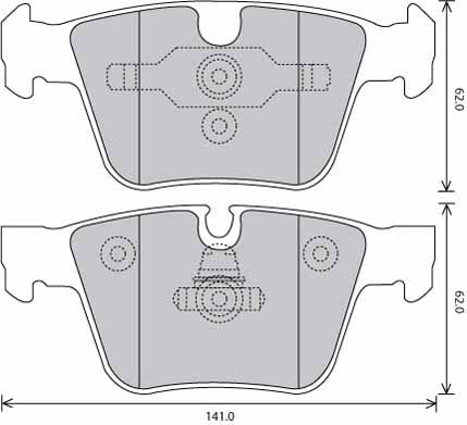 FERODO BRAKE PAD SET (4)