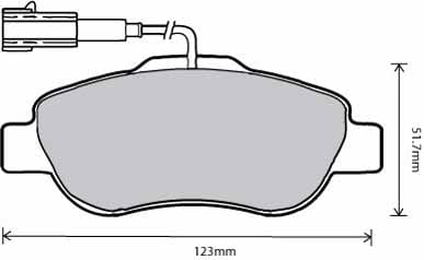PREMIUM BRAKE PAD SET (4)