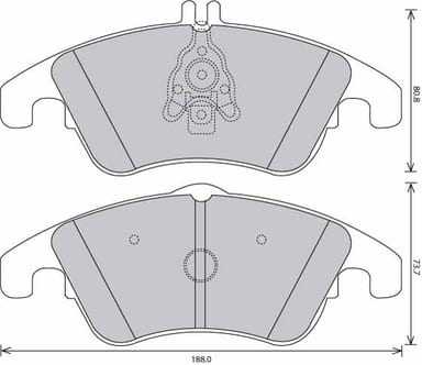 PREMIUM BRAKE PAD SET (4)