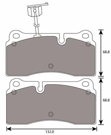PREMIUM BRAKE PAD SET (4)