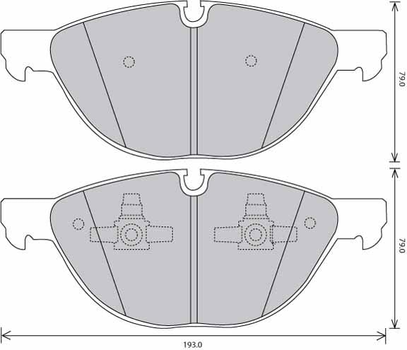 PREMIUM BRAKE PAD SET (4)