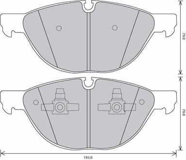 PREMIUM BRAKE PAD SET (4)