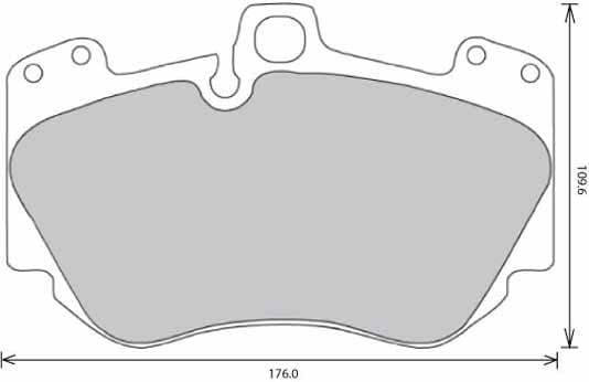 PREMIUM BRAKE PAD SET (4)