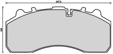 PREMIUM BRAKE PAD SET (4)