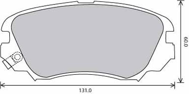 PREMIUM BRAKE PAD SET (4)