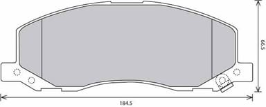 PREMIUM BRAKE PAD SET (4)