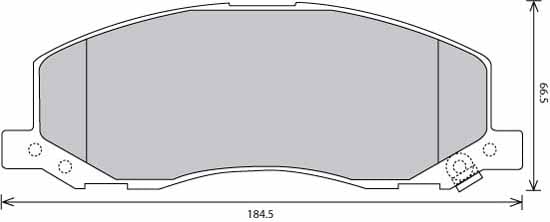 PREMIUM BRAKE PAD SET (4)