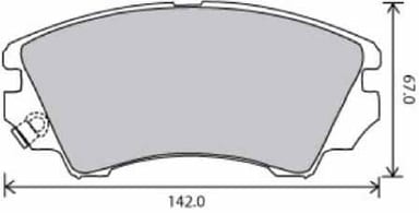 PREMIUM BRAKE PAD SET (4)