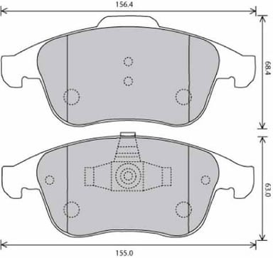 PREMIUM BRAKE PAD SET (4)