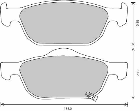 PREMIUM BRAKE PAD SET (4)