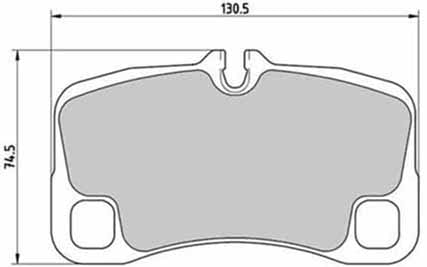 FERODO BRAKE PAD SET (4)