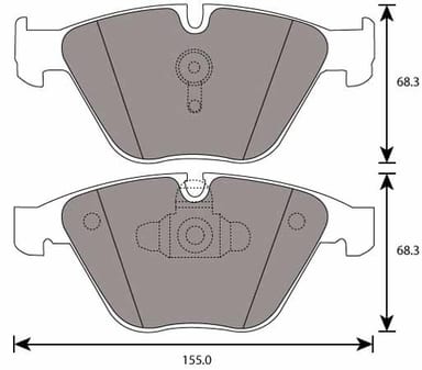 PREMIUM BRAKE PAD SET (4)