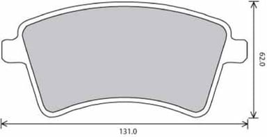 PREMIUM BRAKE PAD SET (4)