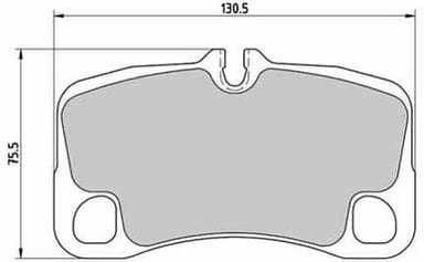 PREMIUM BRAKE PAD SET (4)