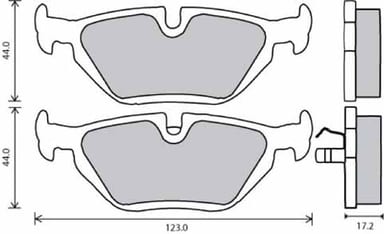 PREMIUM BRAKE PAD SET (4)
