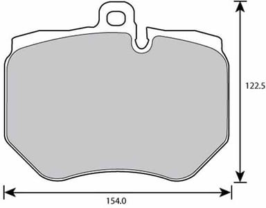 PREMIUM BRAKE PAD SET (4)