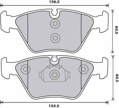 PREMIUM BRAKE PAD SET (4)