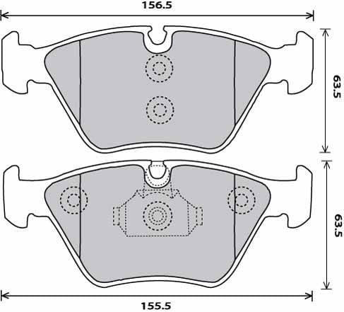 PREMIUM BRAKE PAD SET (4)