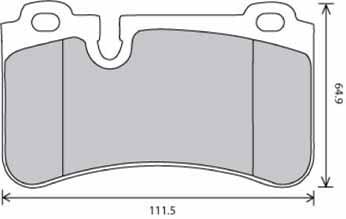 PREMIUM BRAKE PAD SET (4)