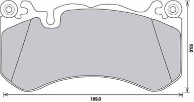 FERODO BRAKE PAD SET (4)