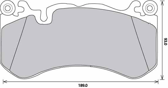 FERODO BRAKE PAD SET (4)