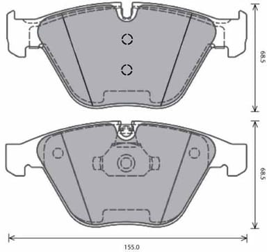 OE GERMAN PADS (SET OF 4)