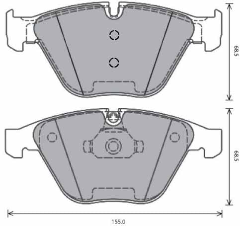 OE GERMAN PADS (SET OF 4)