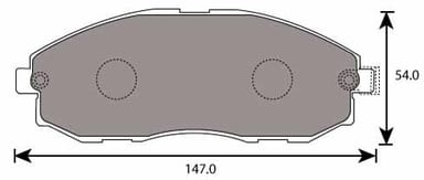 PREMIUM BRAKE PAD SET (4)
