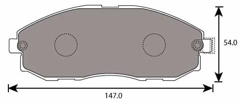 PREMIUM BRAKE PAD SET (4)