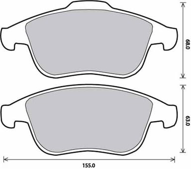 PREMIUM BRAKE PAD SET (4)