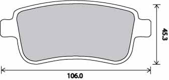 PREMIUM BRAKE PAD SET (4)