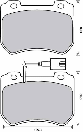 PREMIUM BRAKE PAD SET (4)