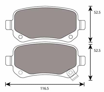 PREMIUM BRAKE PAD SET (4)