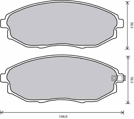FERODO BRAKE PAD SET (4)