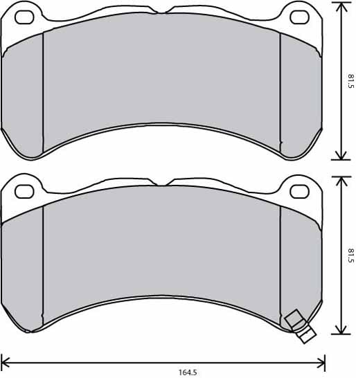 PREMIUM BRAKE PAD SET (4)
