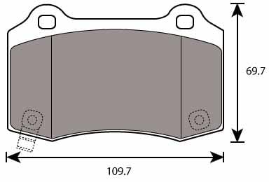 PREMIUM BRAKE PAD SET (4)