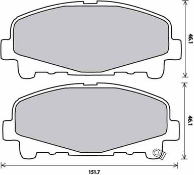 PREMIUM BRAKE PAD SET (4)