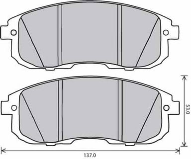 PREMIUM BRAKE PAD SET (4)