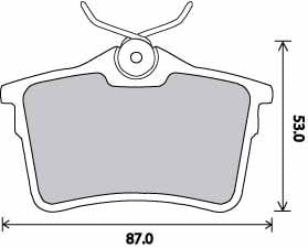 PREMIUM BRAKE PAD SET (4)