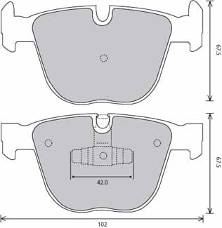 PREMIUM BRAKE PAD SET (4)