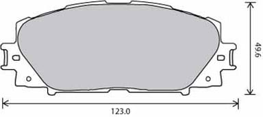 PREMIUM BRAKE PAD SET (4)