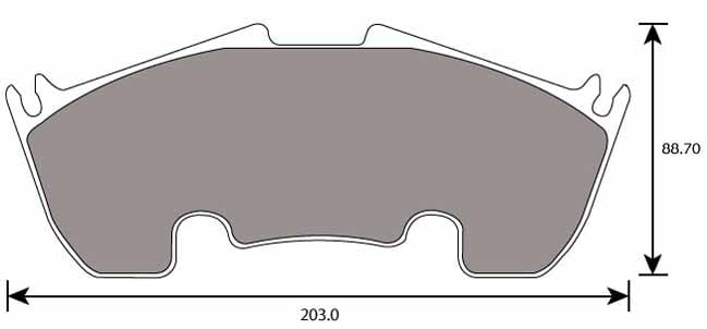 PREMIUM BRAKE PAD SET (4)