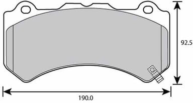 PREMIUM BRAKE PAD SET (4)