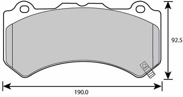 PREMIUM BRAKE PAD SET (4)