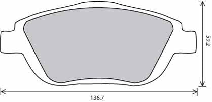 PREMIUM BRAKE PAD SET (4)