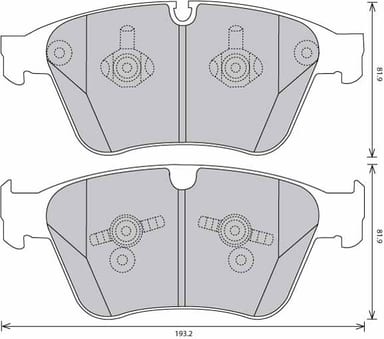 PREMIUM BRAKE PAD SET (4)