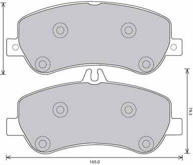 FERODO BRAKE PAD SET (4)